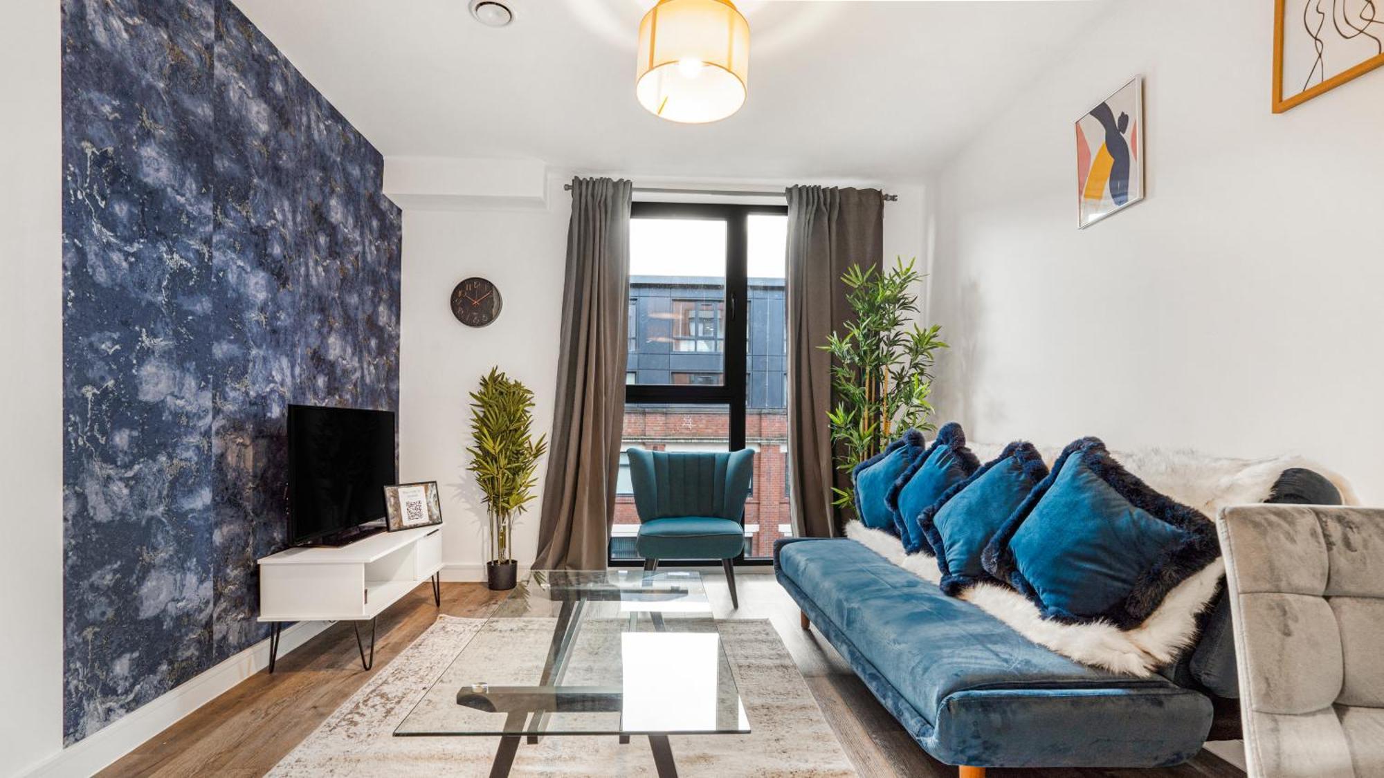 Appartement Oceanic Bliss: 2 Bed 2 Bath + Free Park + Netflix à Birmingham Extérieur photo