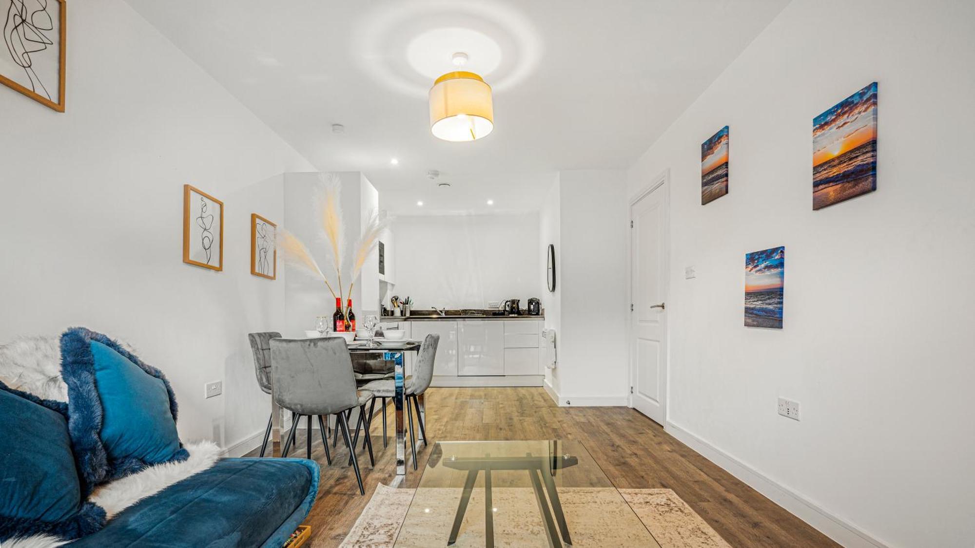 Appartement Oceanic Bliss: 2 Bed 2 Bath + Free Park + Netflix à Birmingham Extérieur photo